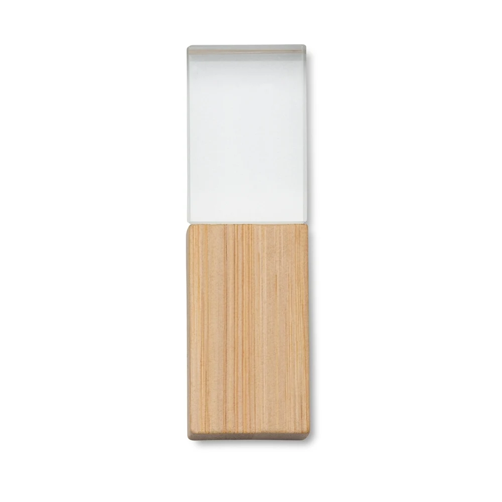Pen Drive Cristal Bambu 4GB, cor TRANSPARENTE