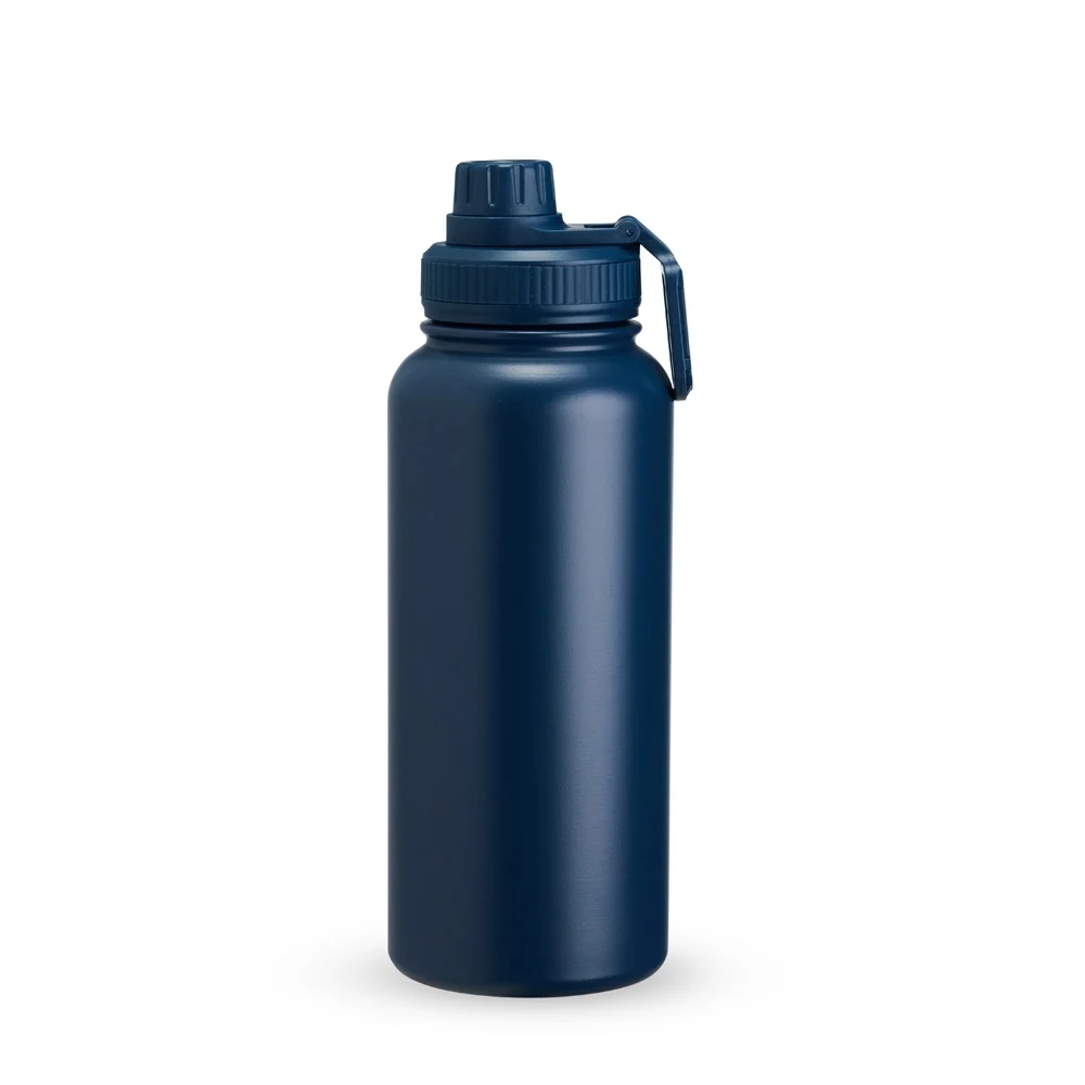 Garrafa Térmica Inox 1 Litro, cor AZUL