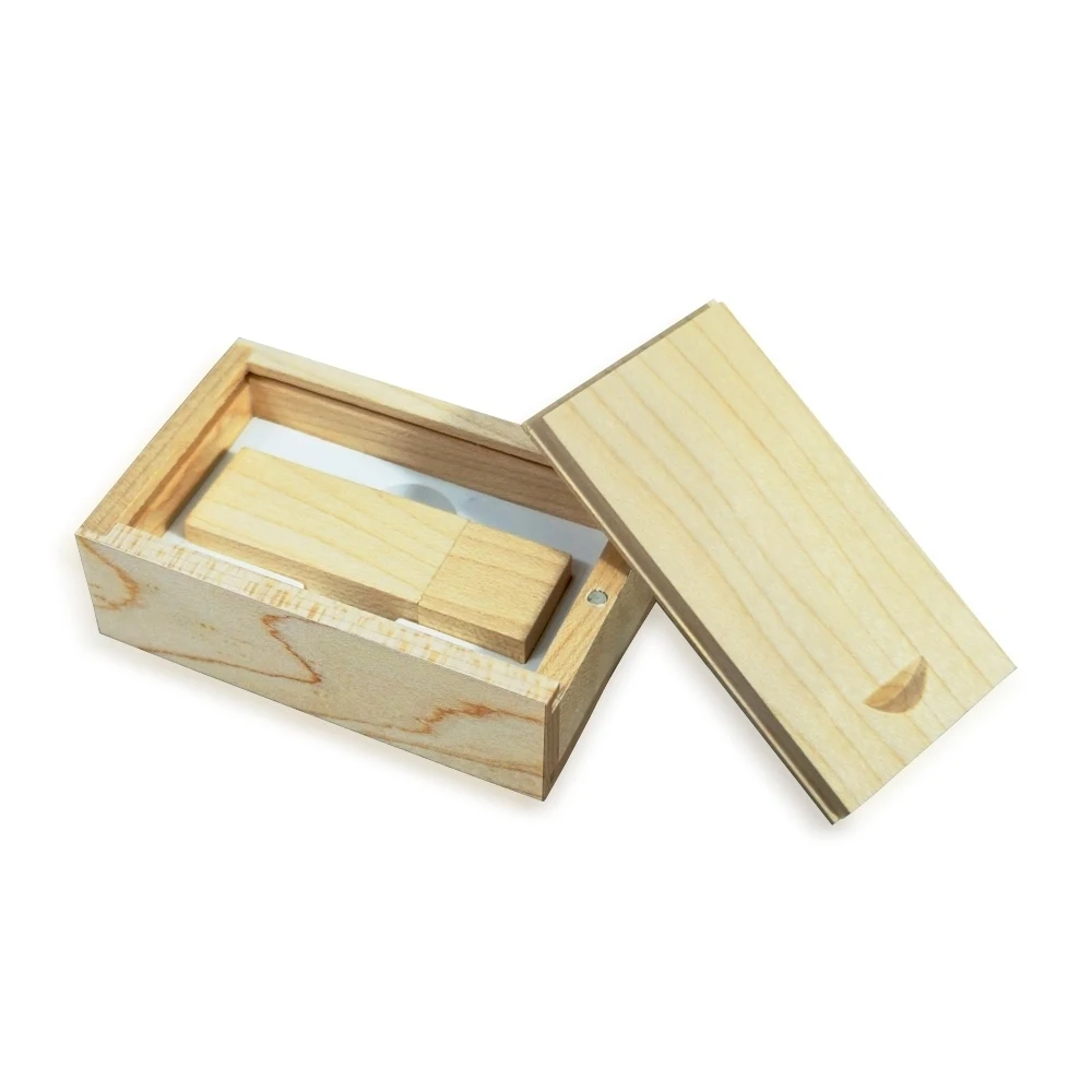 Conjunto Estojo e Pen Drive Bambu 4GB/8GB/16GB/32GB, cor BAMBU
