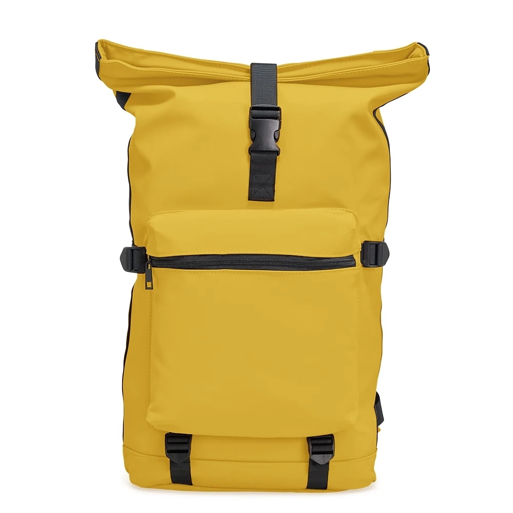 Mochila de Couro Sintético 41L, cor AMARELO