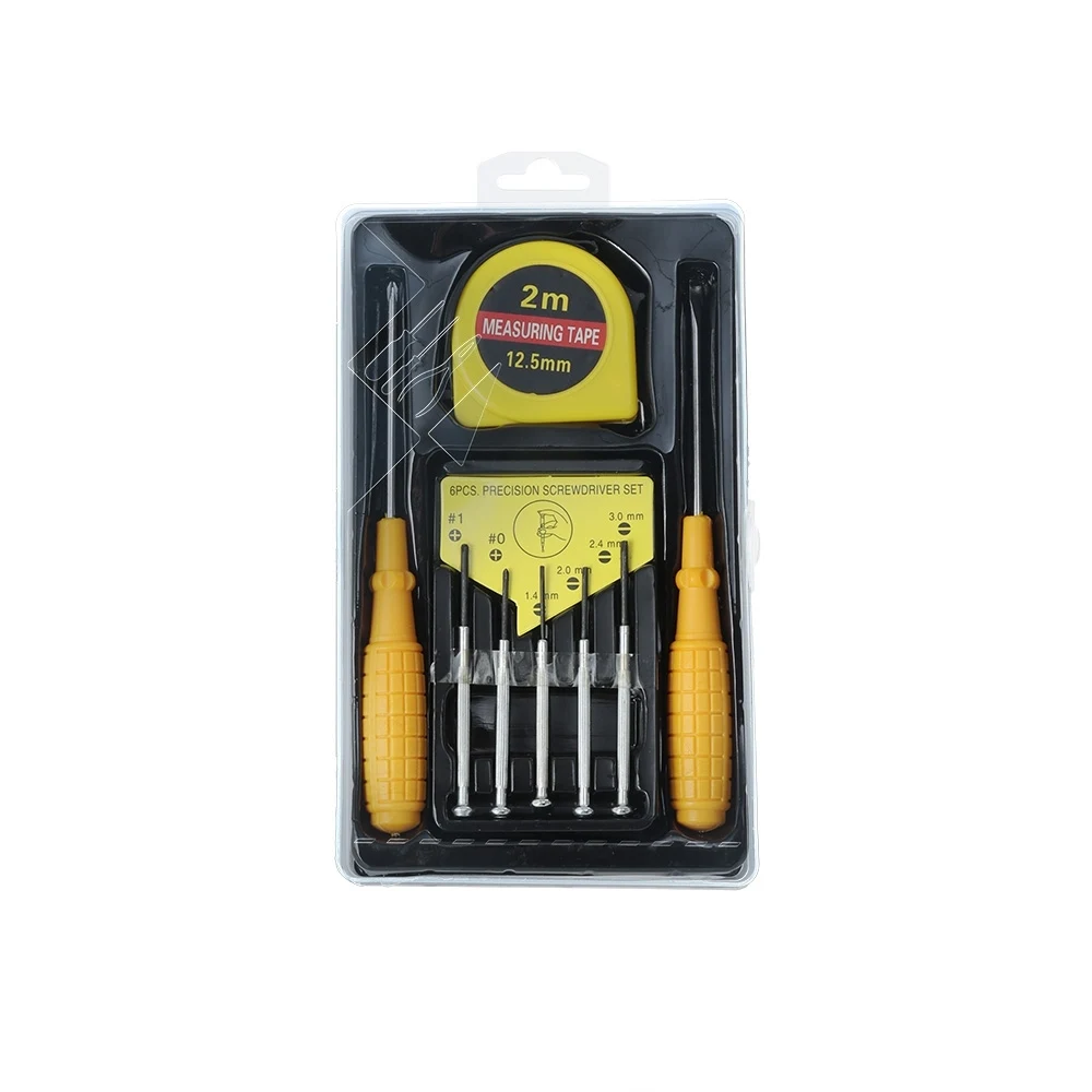 Kit Ferramentas 8 Peças, cor AMARELO