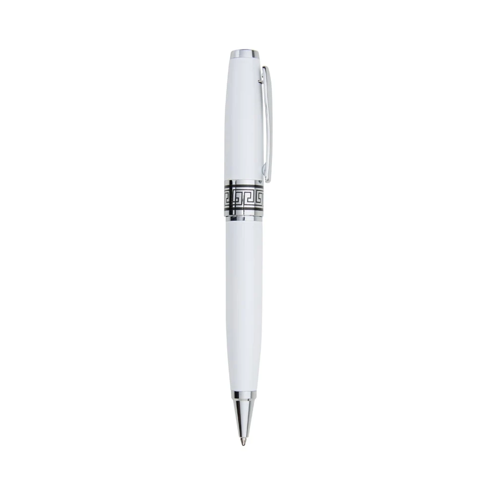 Caneta Metal, cor BRANCO
