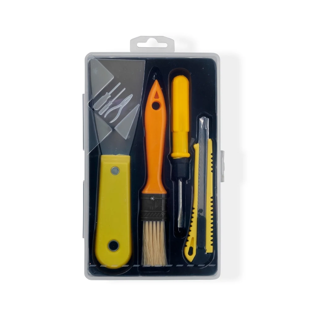 Kit Ferramentas 4 Peças, cor AMARELO