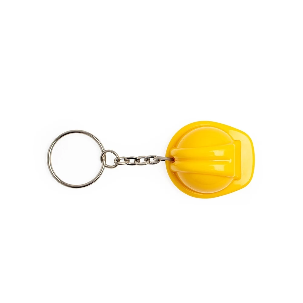 Chaveiro Capacete EPI, cor AMARELO