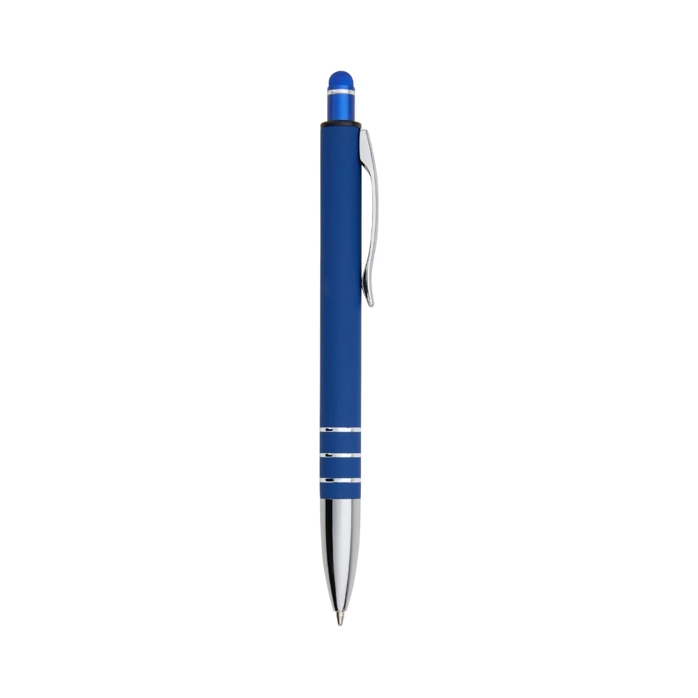 Caneta Metal Touch, cor AZUL ESCURO