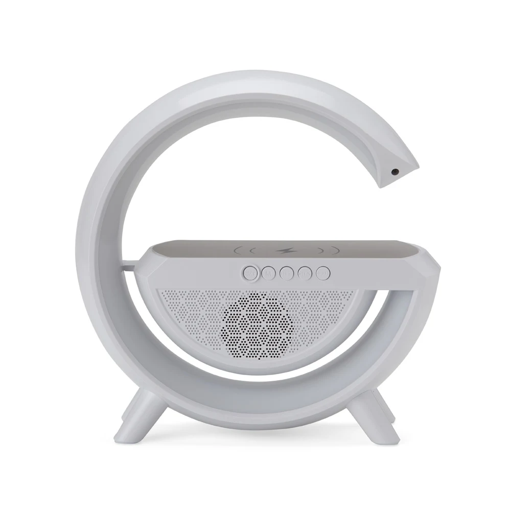 Caixa de Som com Carregador Indução, cor BRANCO