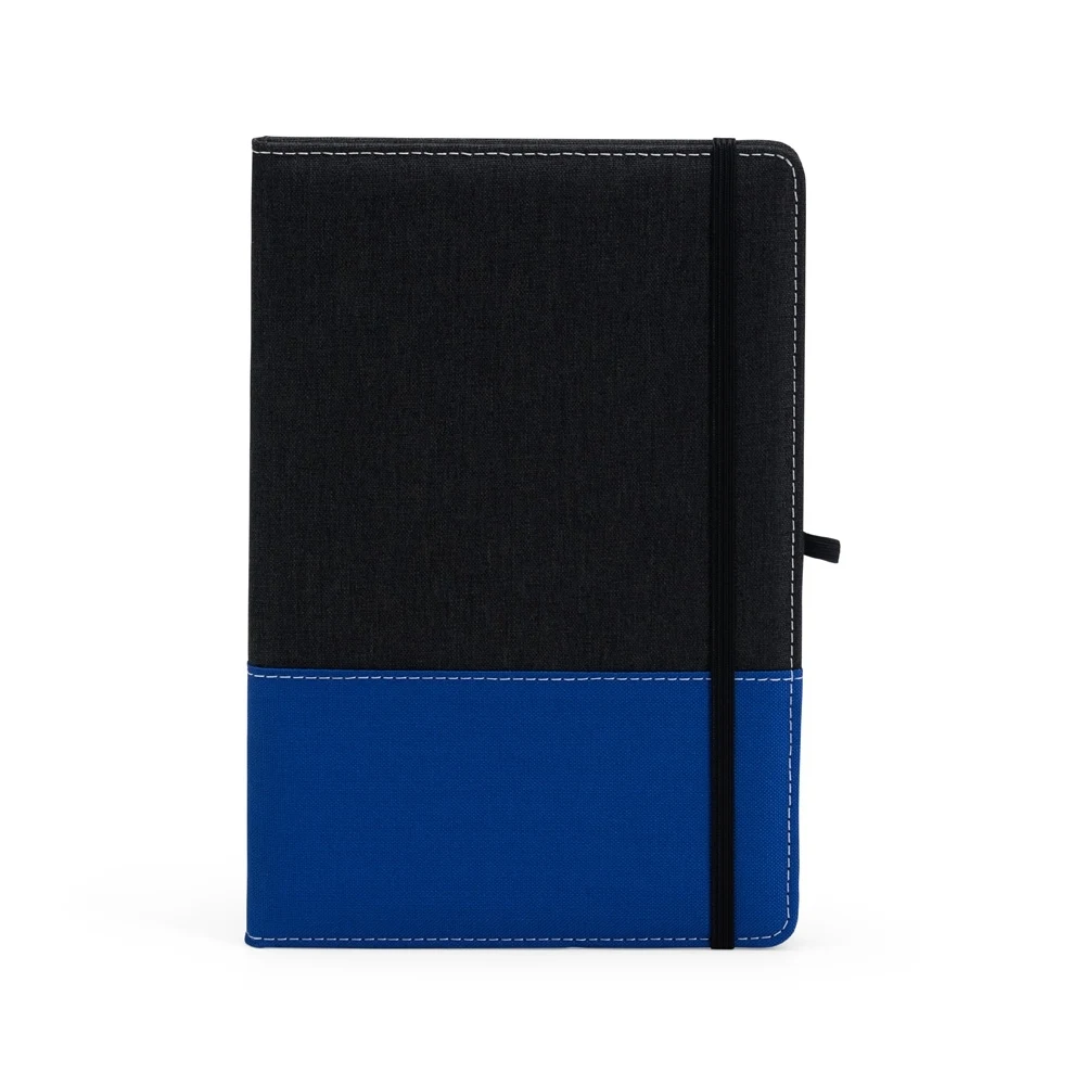 Caderneta A5 Poliéster, cor AZUL