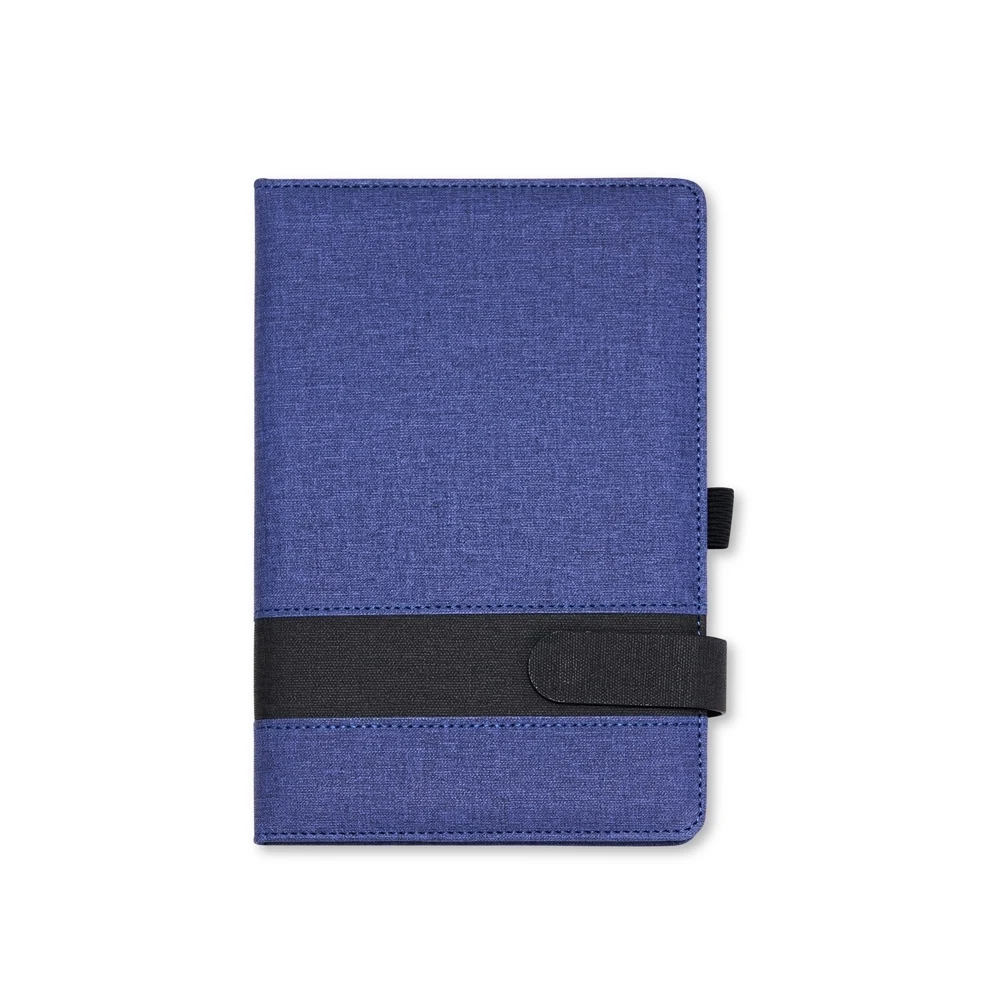 Caderneta A5 em PU, cor AZUL