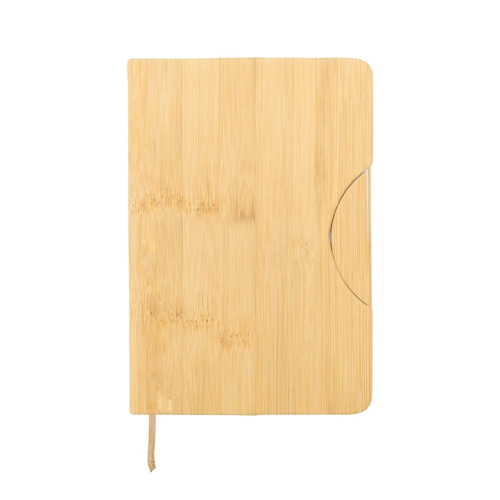 Caderneta com Suporte Celular, cor BAMBU