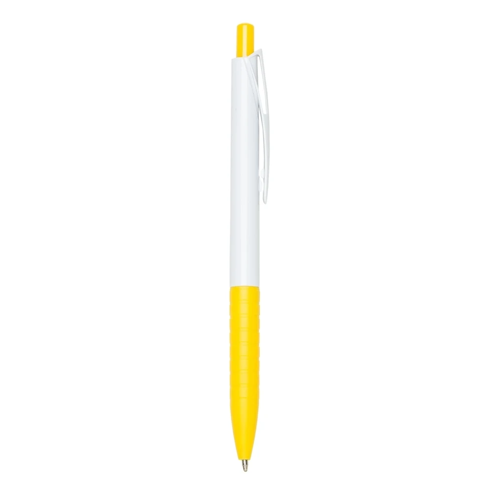 Caneta Plástica, cor AMARELO