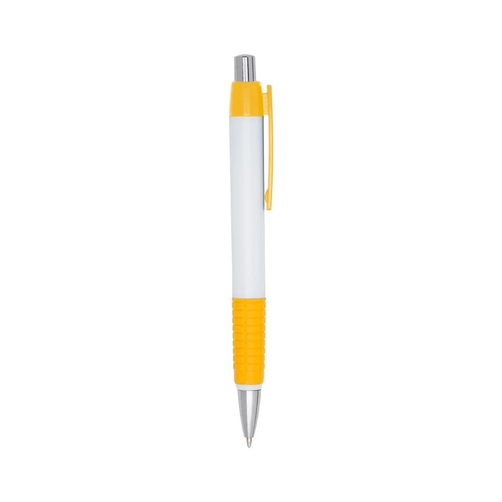 Caneta Plástica, cor AMARELO