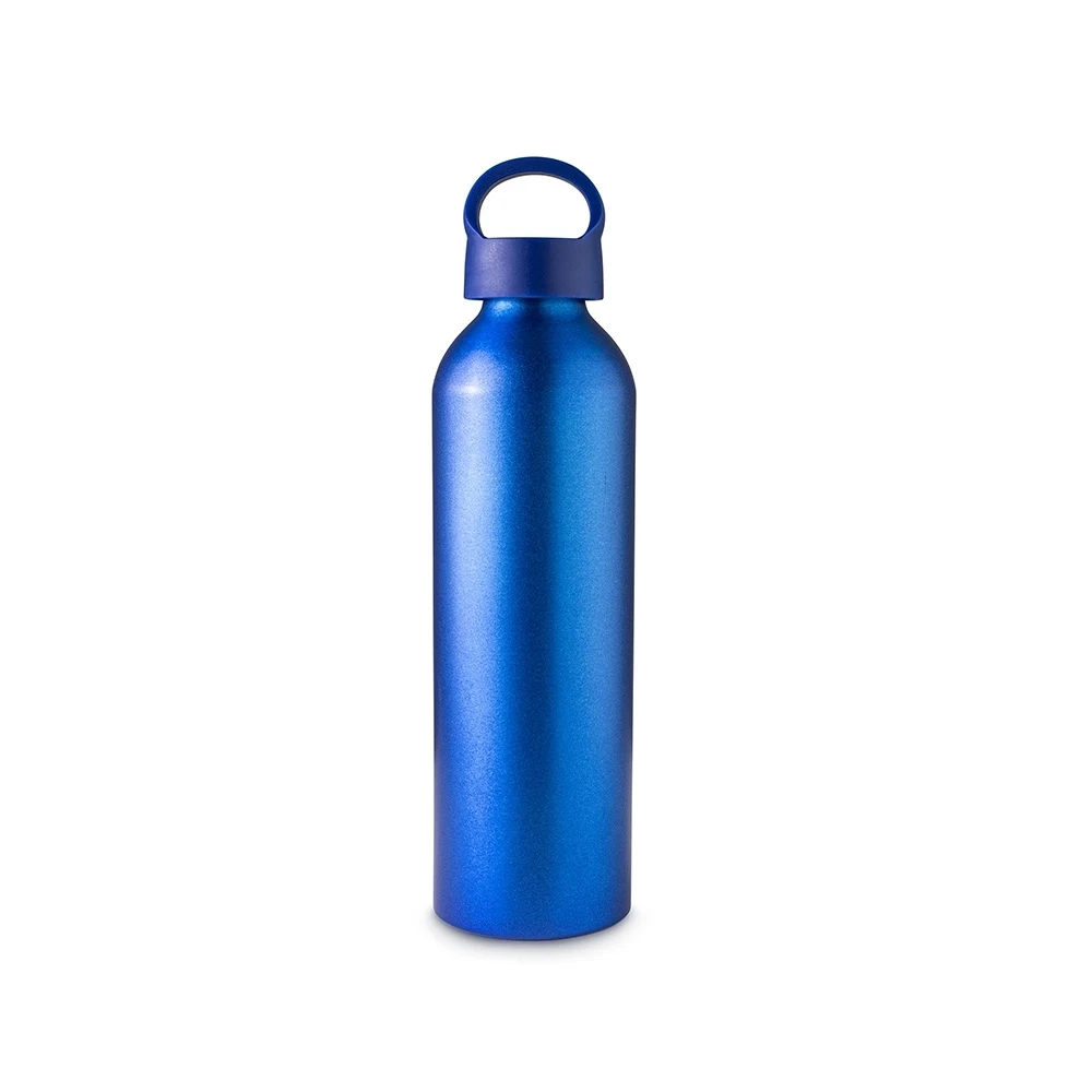 Garrafa Alumínio 630ml, cor AZUL