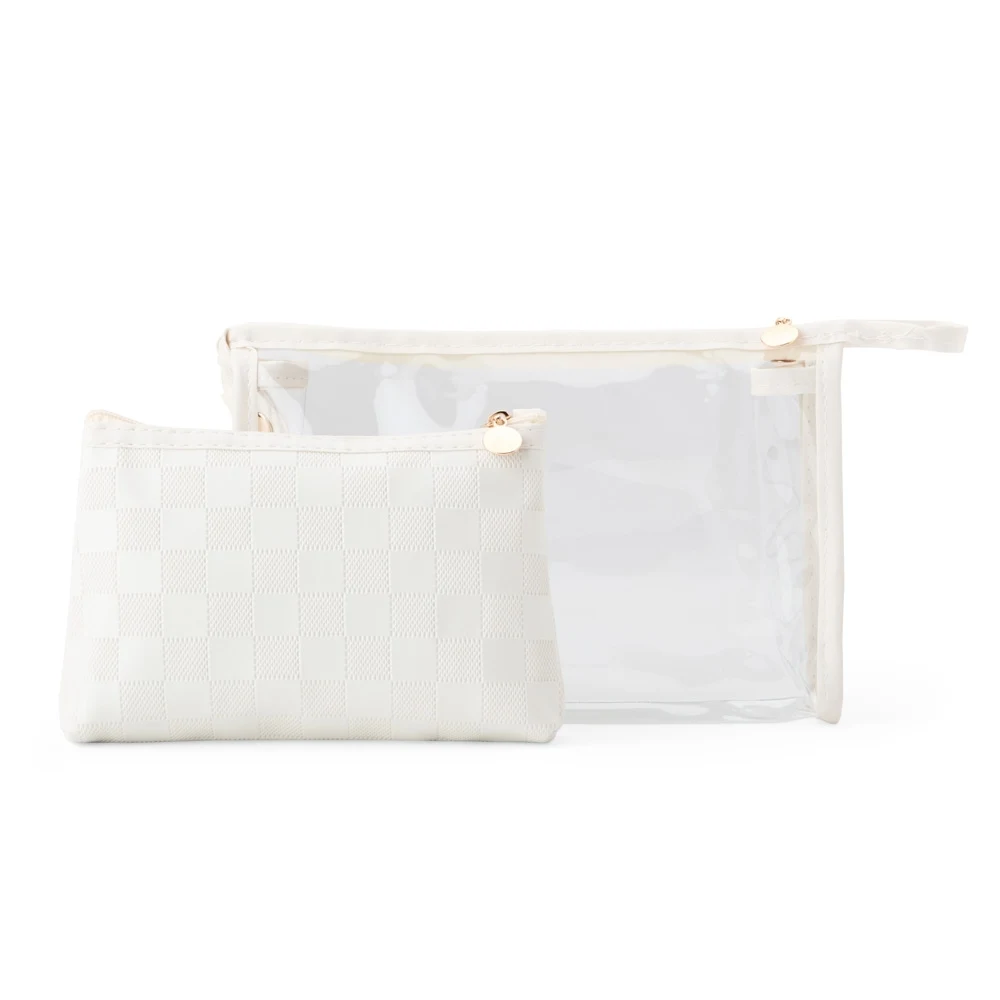 Kit Nécessaire Duas Peças, cor BRANCO