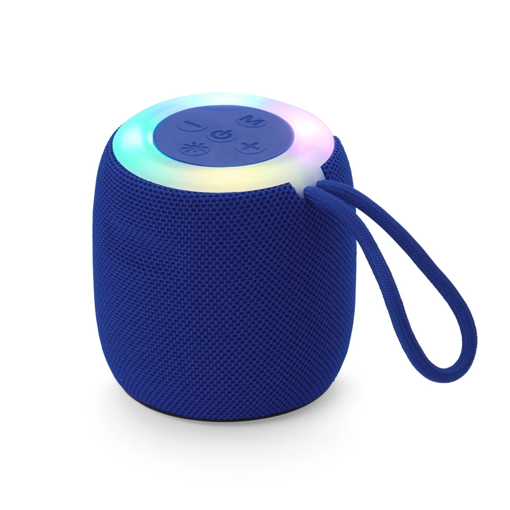 Caixa de Som Multimídia TWS com Luzes RGB, cor AZUL
