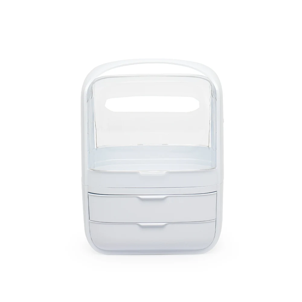 Caixa Organizadora de Cosméticos, cor BRANCO