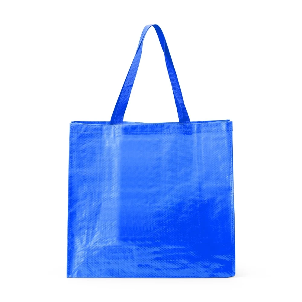 Sacola Plástica, cor AZUL