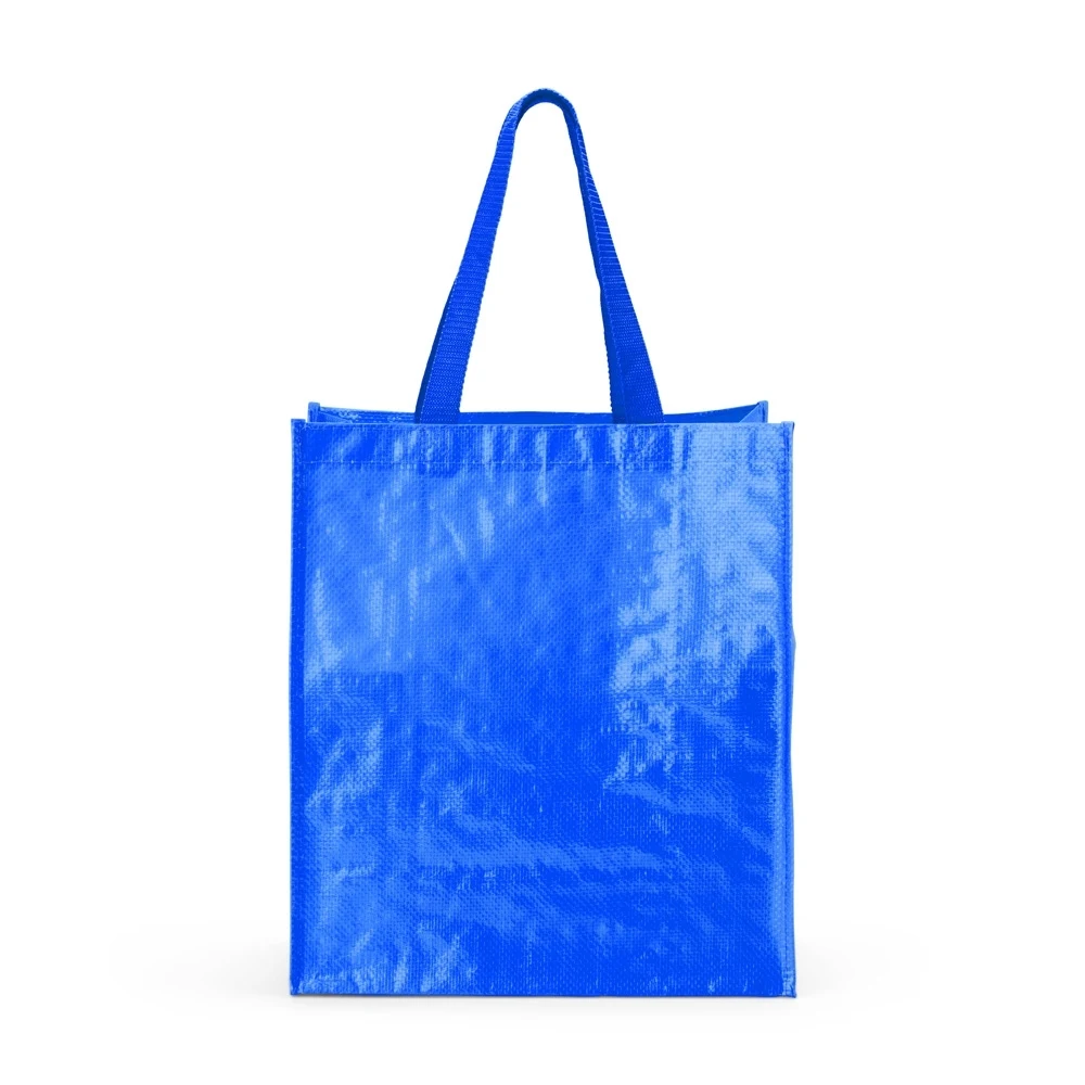 Sacola Plástica, cor AZUL