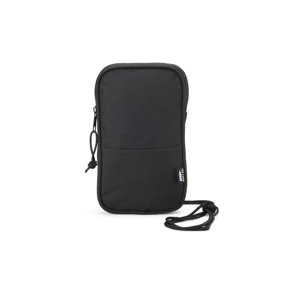 Mini Bolsa Transversal de rPET 1L, cor PRETO