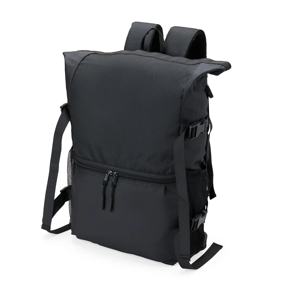 Mochila de Couro Sintético 37L, cor PRETO