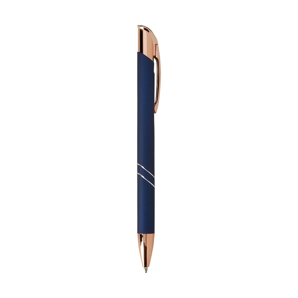 Caneta Metal, cor AZUL ESCURO