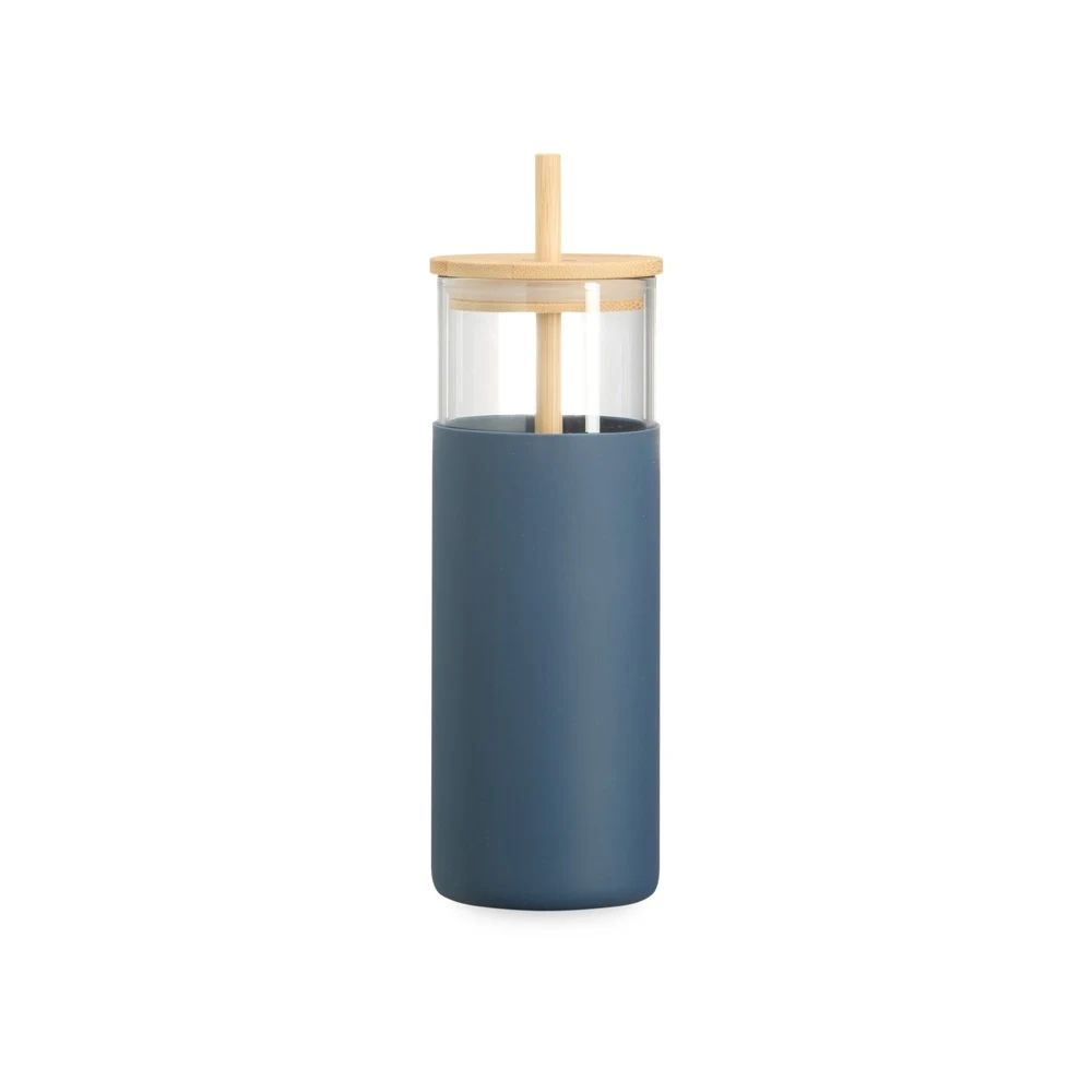 Copo de Vidro 500ml, cor AZUL