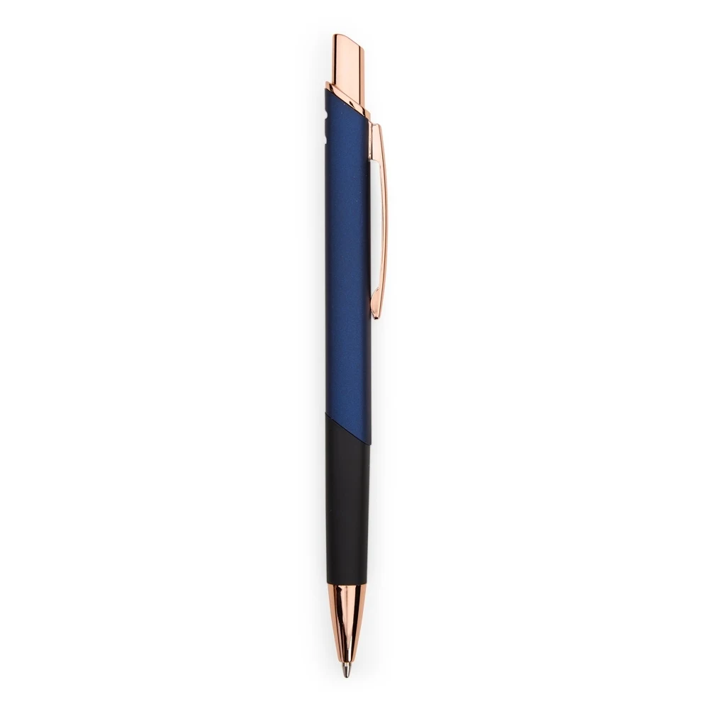 Caneta Metal, cor AZUL ESCURO