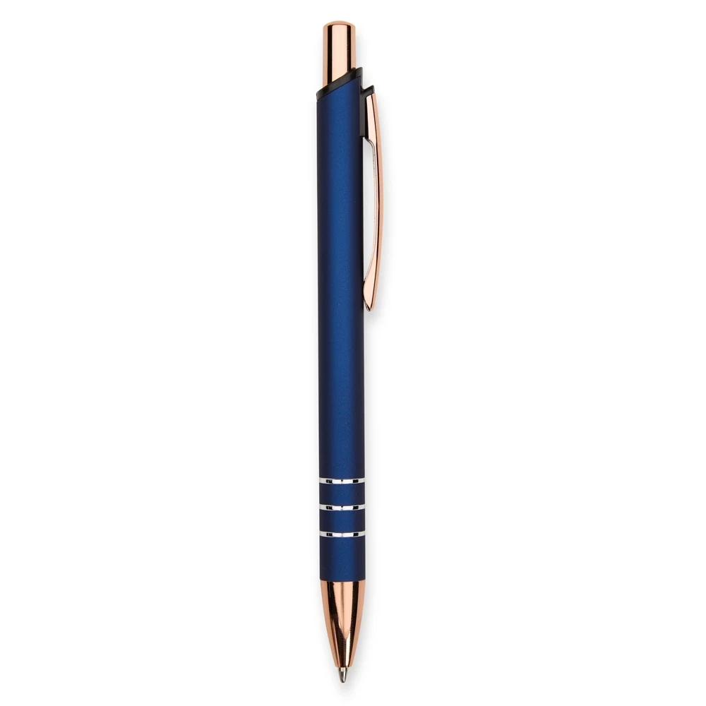 Caneta Metal, cor AZUL ESCURO