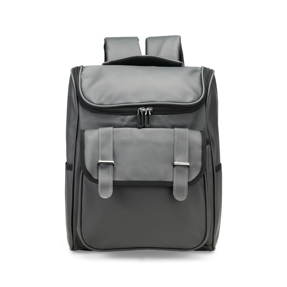 Mochila Couro Sintético 18 Litros, cor CINZA