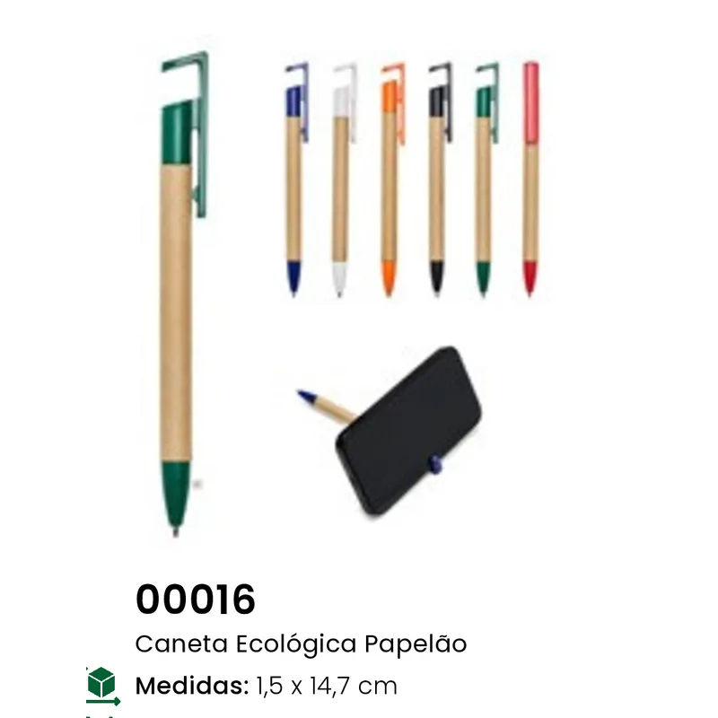 Caneta Ecológica Papelão