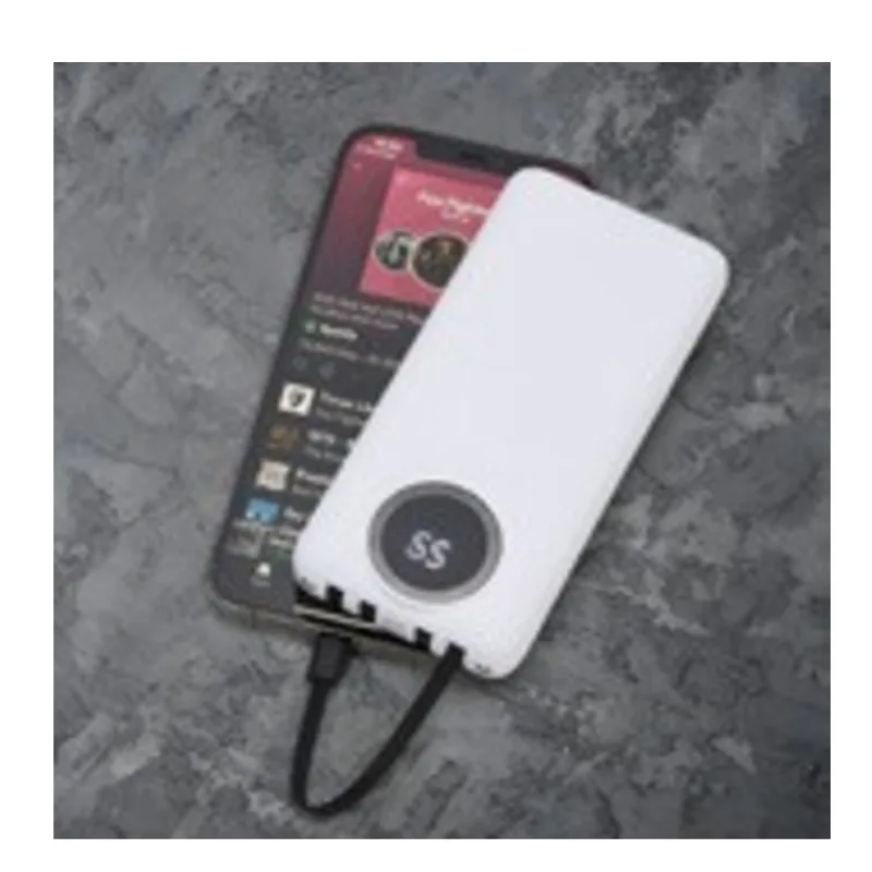 Power Bank 10.000mAh com Lanterna e Multissaídas