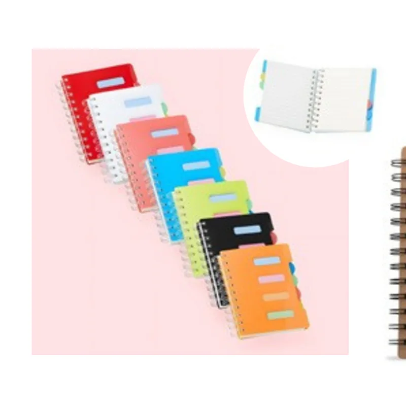 Caderno Pequeno com Divisórias