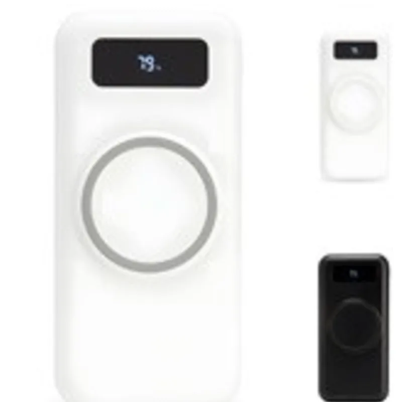 Power Bank 10.000mAh com Carregamento via Indução ou via Cabo