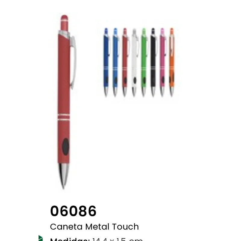 Caneta Metal Touch