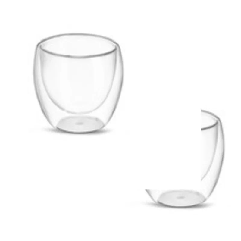 Copo Vidro Parede Dupla 160ml