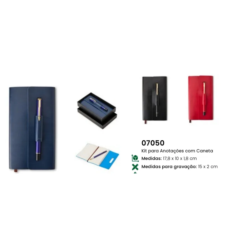 Kit para Anotações com Caneta