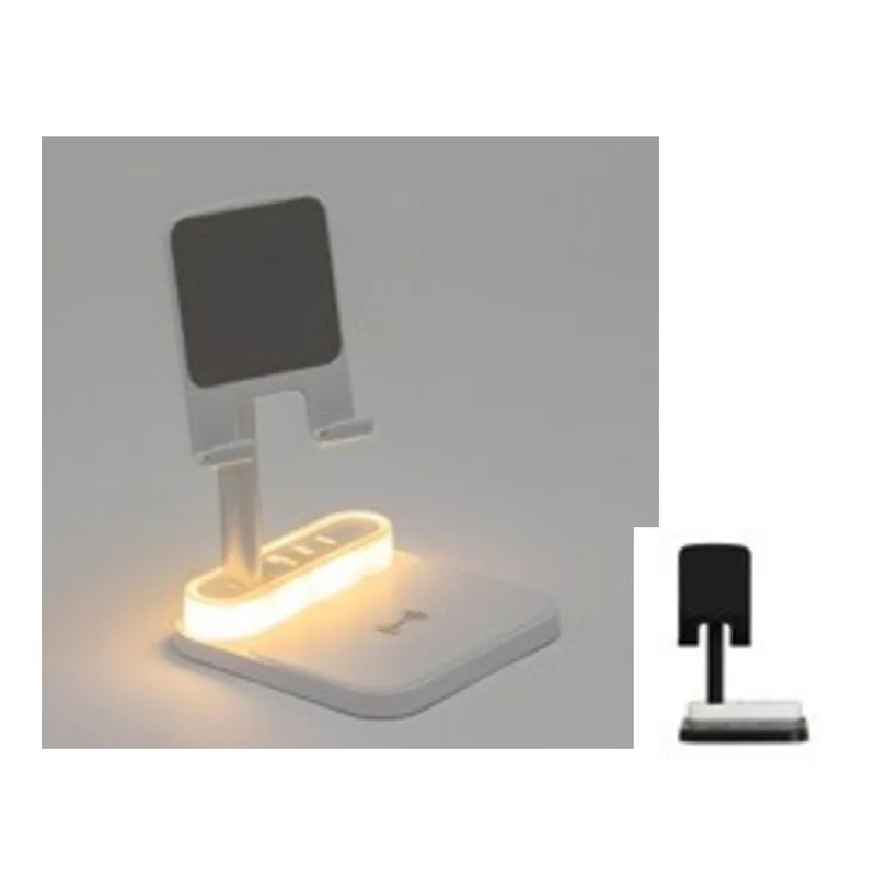 Base de Carregamento com Suporte Celular e Luminária