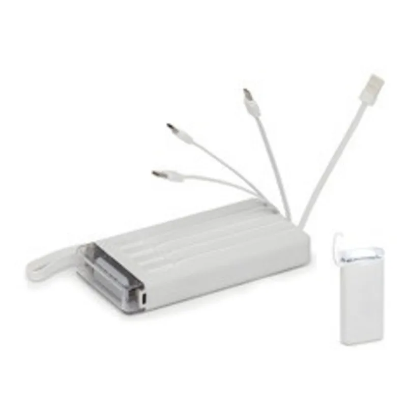 Power Bank 10.000mAh com Lanterna e Multissaídas