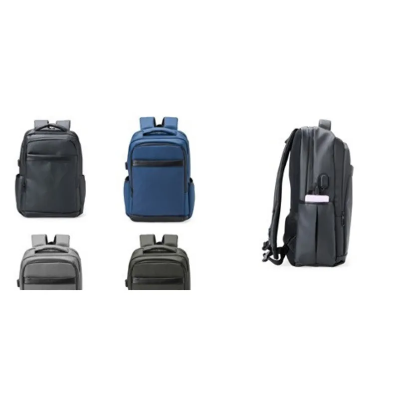 Mochila Couro Sintético USB 21L