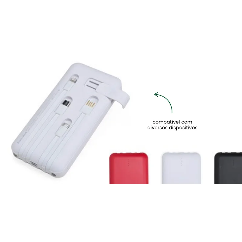 Power Bank 10.000mAh Multissaídas