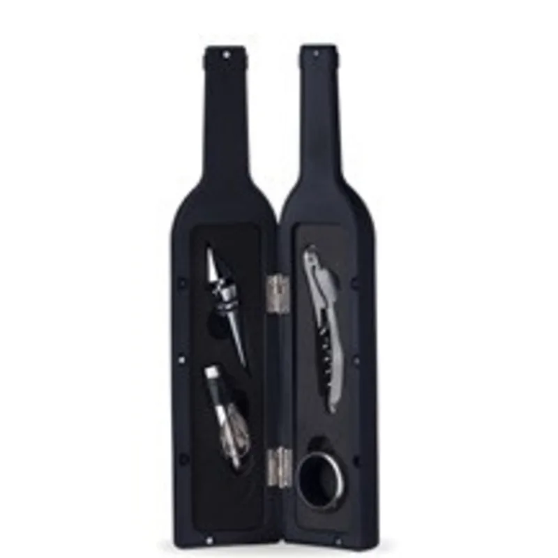 Kit Vinho Garrafa 4 Peças