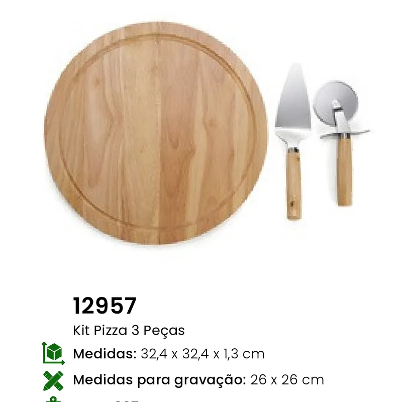 Kit Pizza 3 Peças