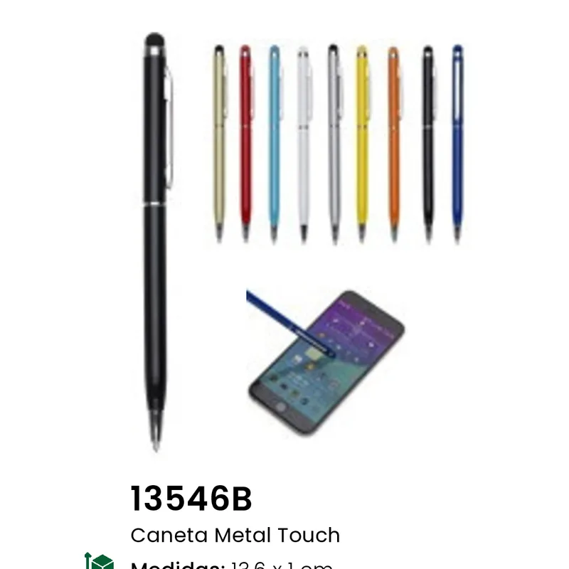 Caneta Metal Touch