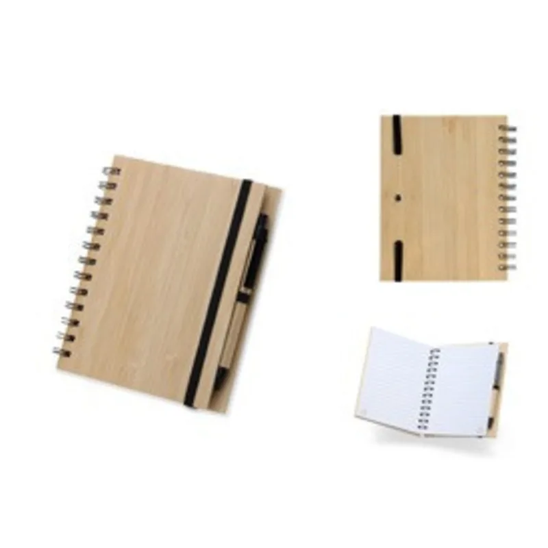 Caderno de Papelão com Caneta
